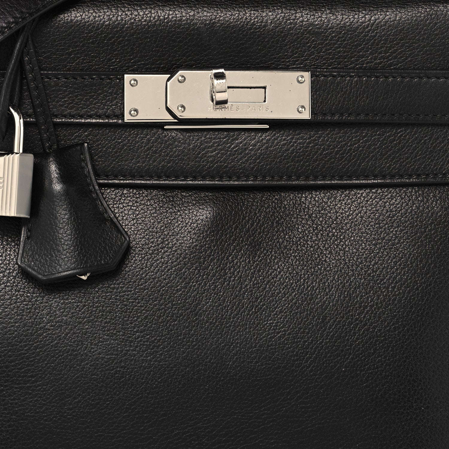 Hermes Evergrain Kelly Retourne 28 Black 8 of 11