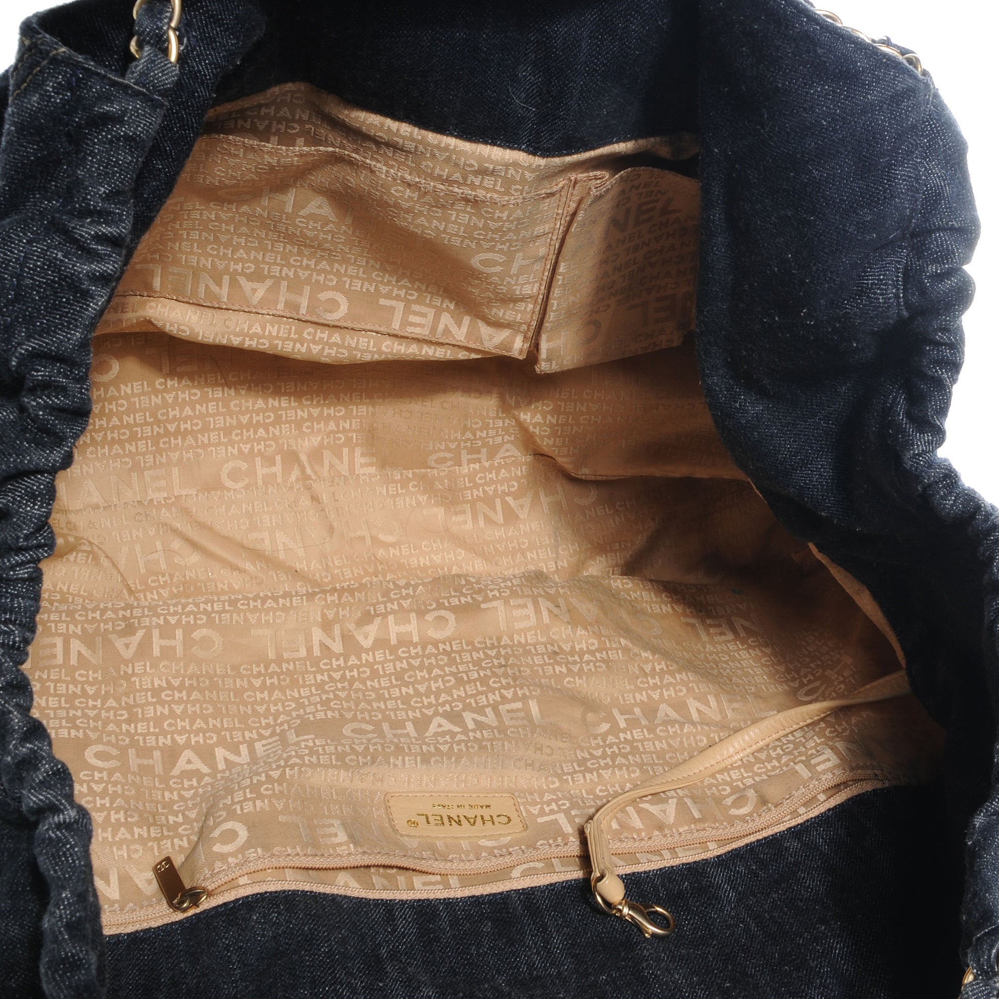 Chanel Denim XL Coco Cabas Tote 5 of 7