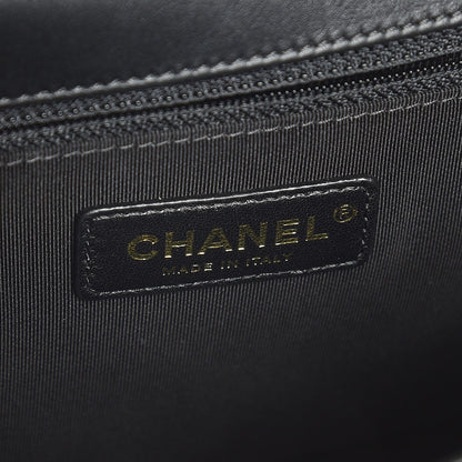 Chanel Lambskin Quilted New Medium Boy Flap Black 7 of 15