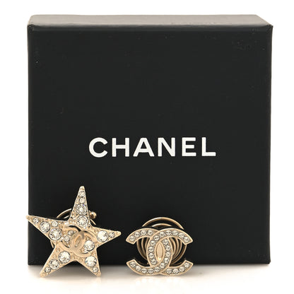 Chanel Crystal CC Star Hair Accessory Set Gold 4 of 4