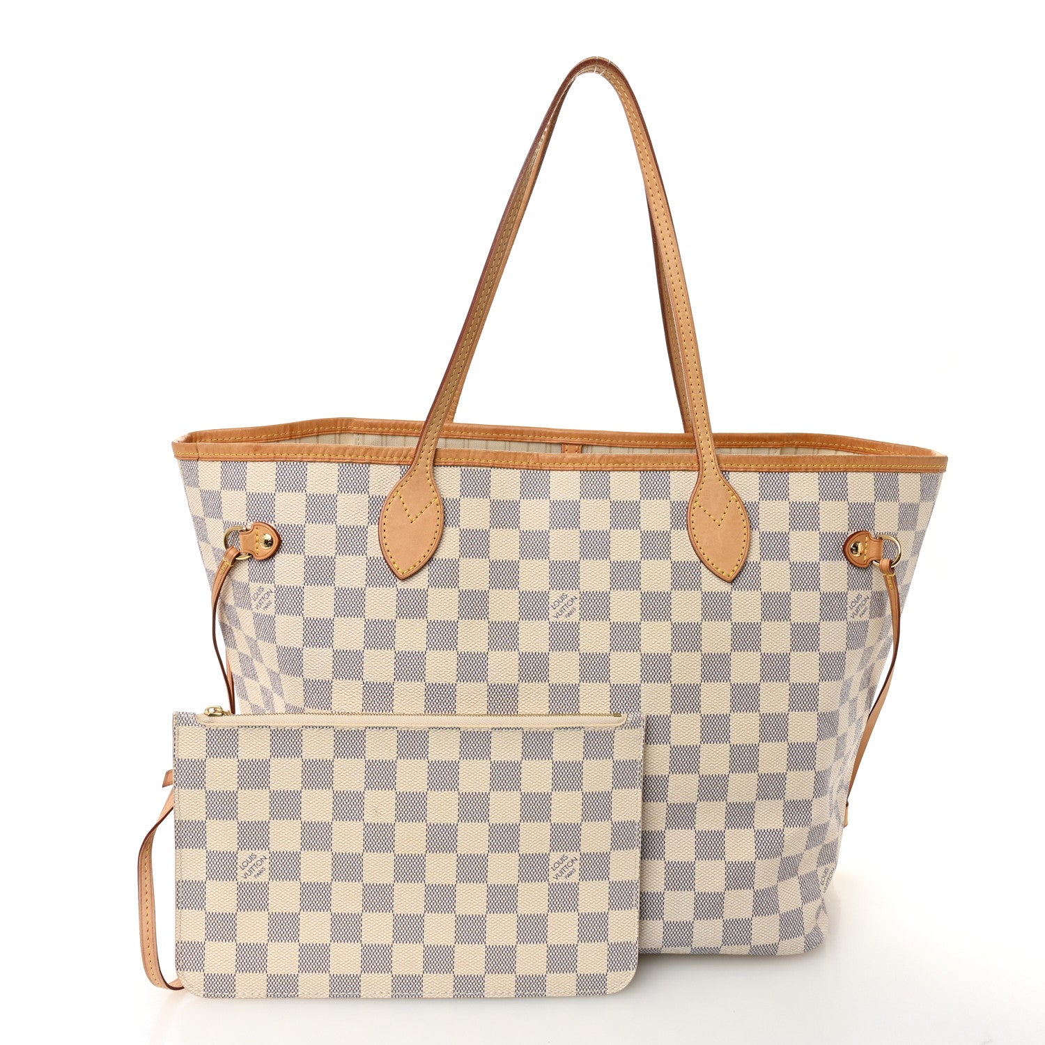 Louis Vuitton Damier Azur Neo Neverfull MM 3 of 14