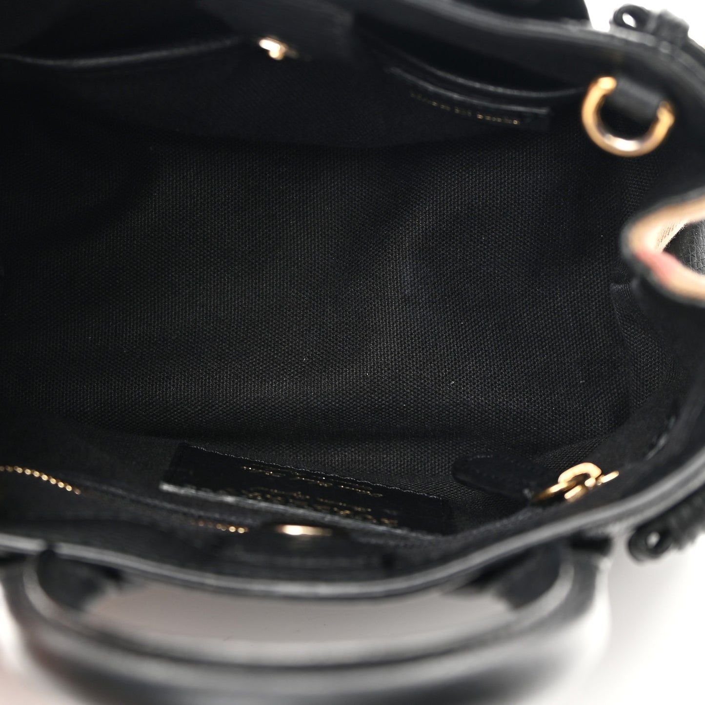 Derby Calfskin House Check Baby Banner Tote Black