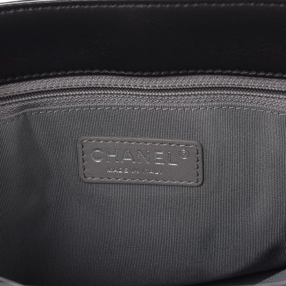 Chanel Calfskin Coco Pleats Flap Black 6 of 10