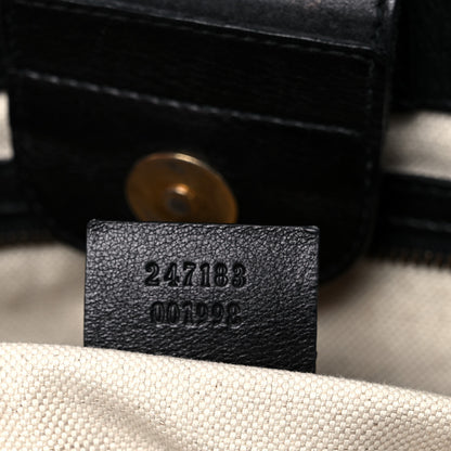 Gucci Calfskin Medium GG Running Tote Black 6 of 27