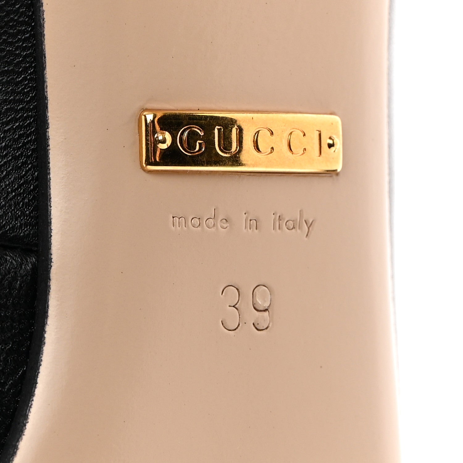 Gucci Malaga Kid Web Sylvie High Heel Slingback Pumps 39 Black 8 of 9