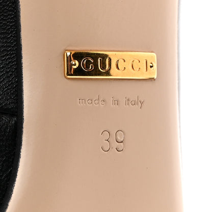 Gucci Malaga Kid Web Sylvie High Heel Slingback Pumps 39 Black 8 of 9