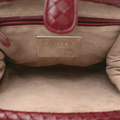 Bottega Veneta Nappa Intrecciato The Lauren 1980 Clutch Gigolo Red 6 of 8