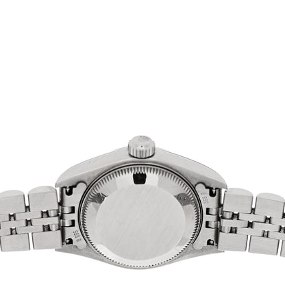 Rolex Stainless Steel 18K White Gold Diamond 26mm Oyster Perpetual Datejust Watch White 79174 4 of 4
