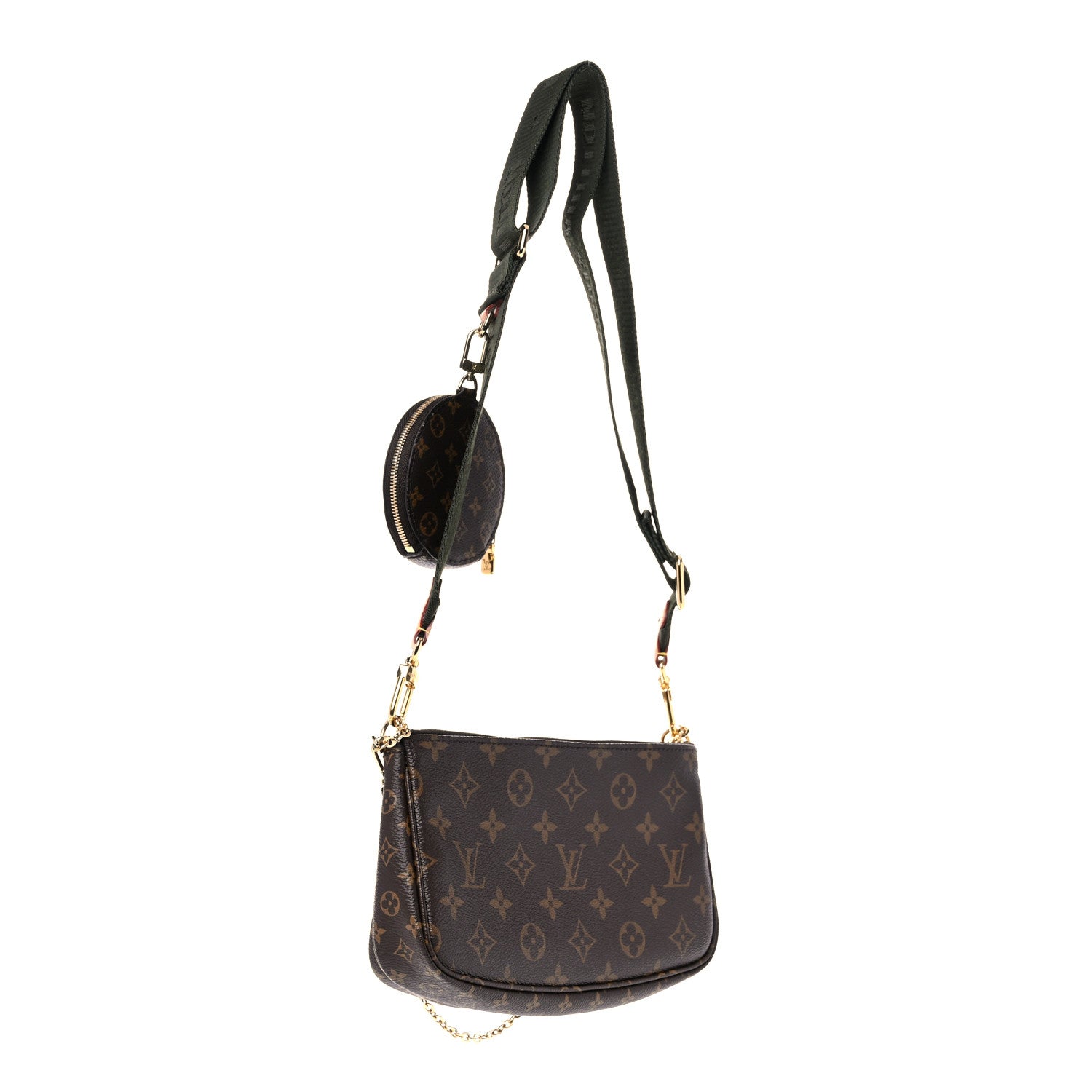 Louis Vuitton Monogram Multi Pochette Accessories Kaki 3 of 12
