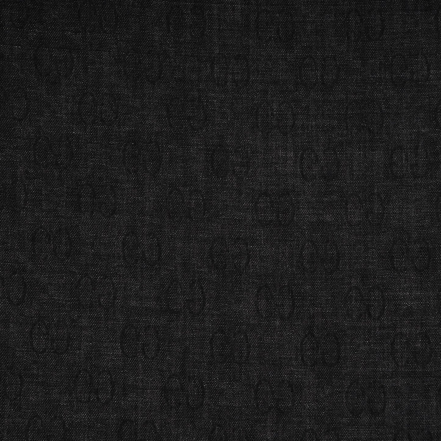 Wool Silk Diamante Woven Shawl Dark Grey