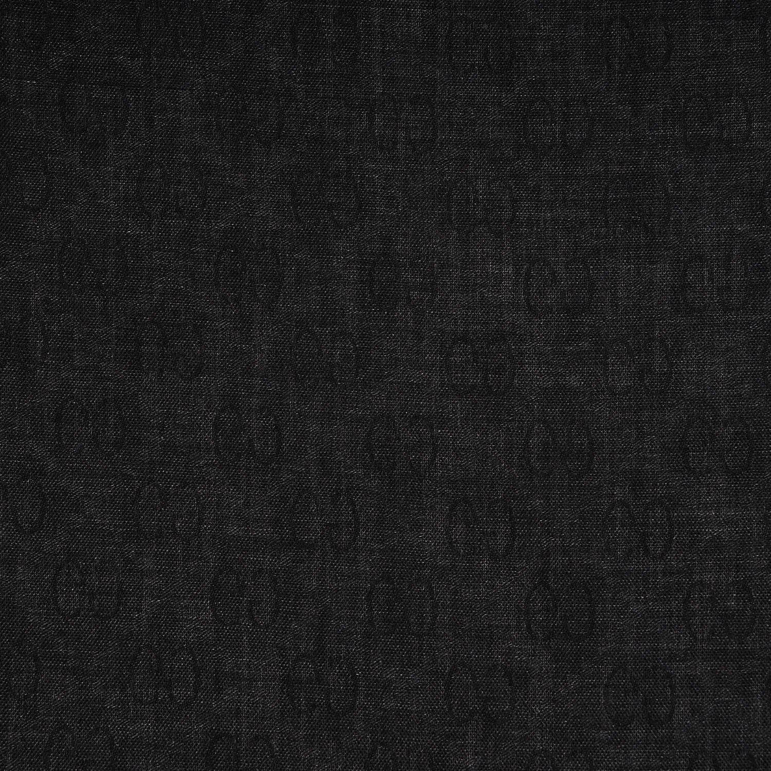 Gucci Wool Silk Diamante Woven Shawl Dark Grey 4 of 6