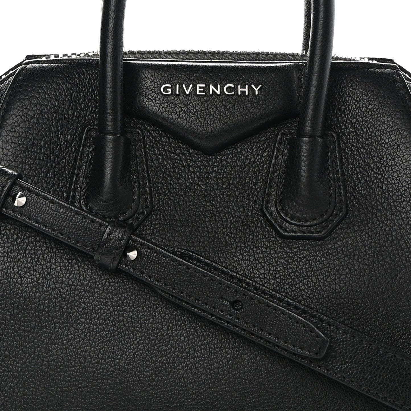 Sugar Goatskin Mini Antigona Black