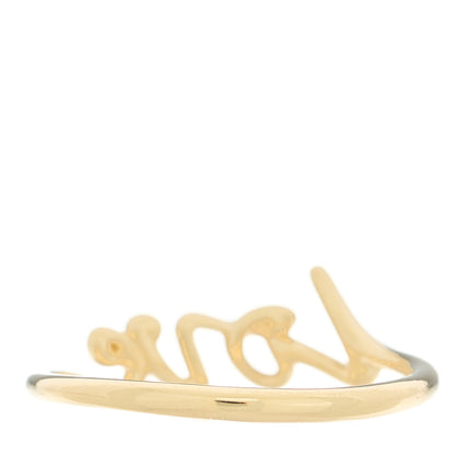 Tiffany 18K Yellow Gold Mini Paloma's Graffiti Love Ring 54 7 3 of 6