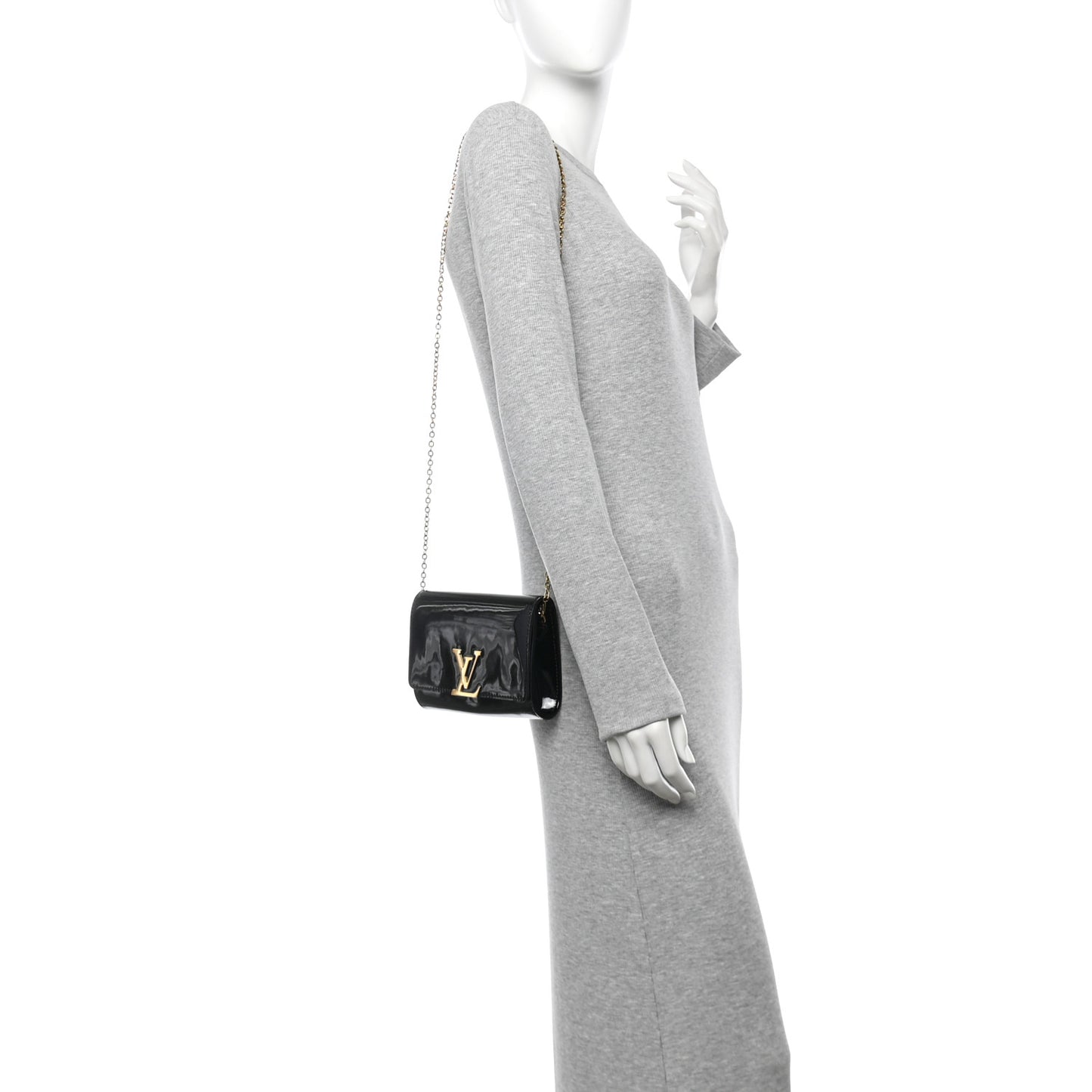 Patent Chain Louise PM Black