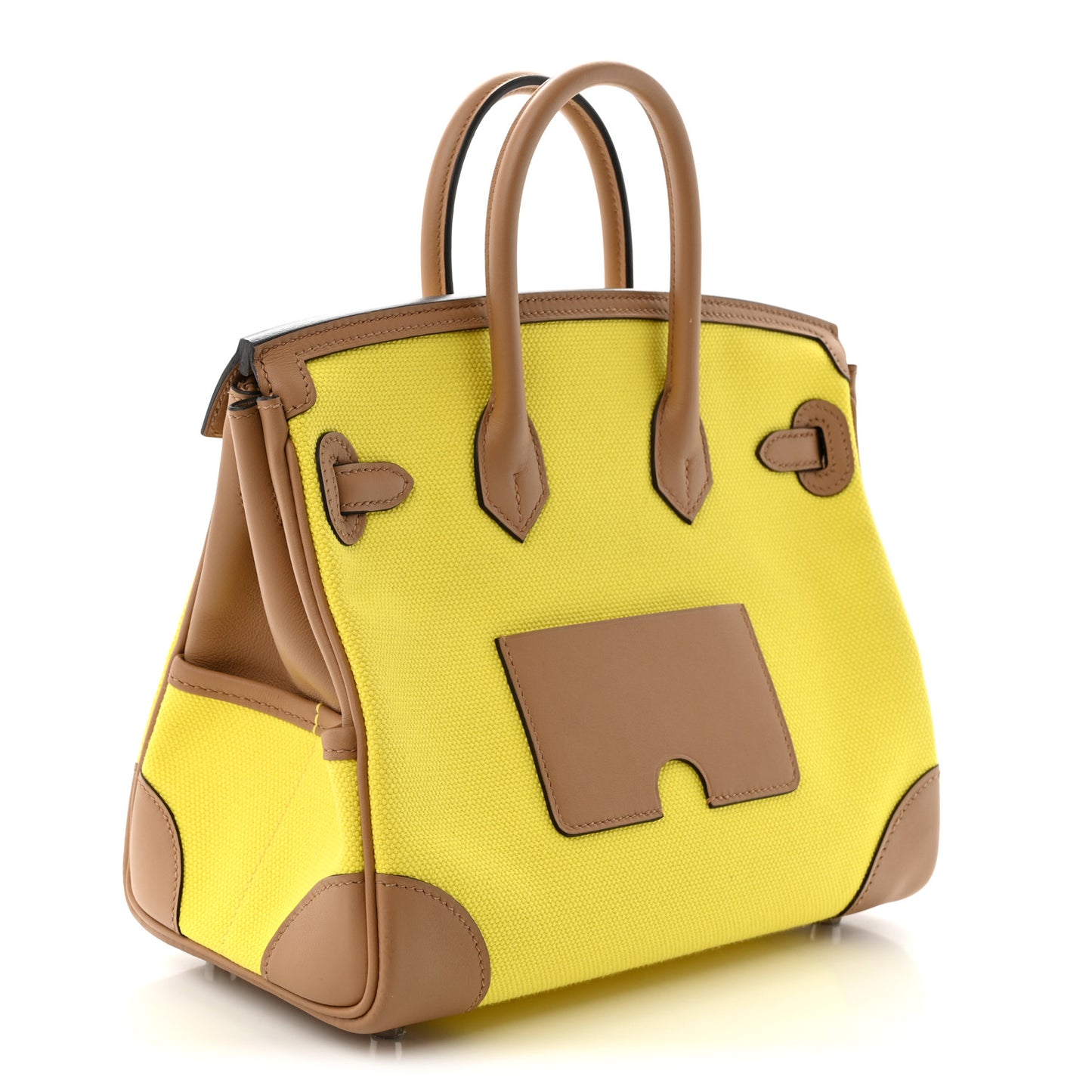 Toile Goeland Swift Cargo Birkin 25 Jaune Citron Chai