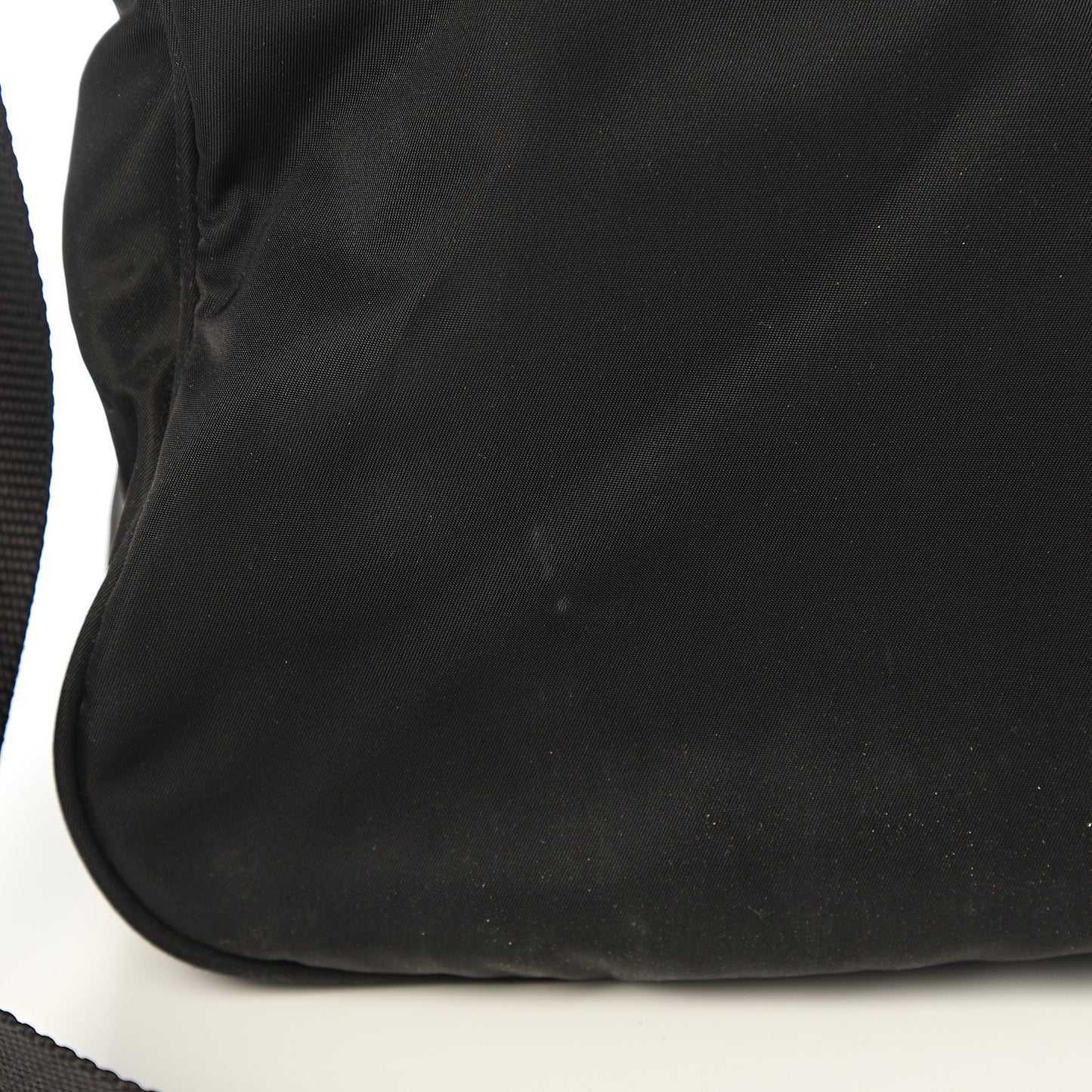Nylon Vela Sport Messenger Bag Black