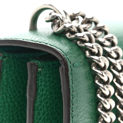 Gucci Dollar Calfskin Crystal Small Dionysus Shoulder Bag Emerald 11 of 12