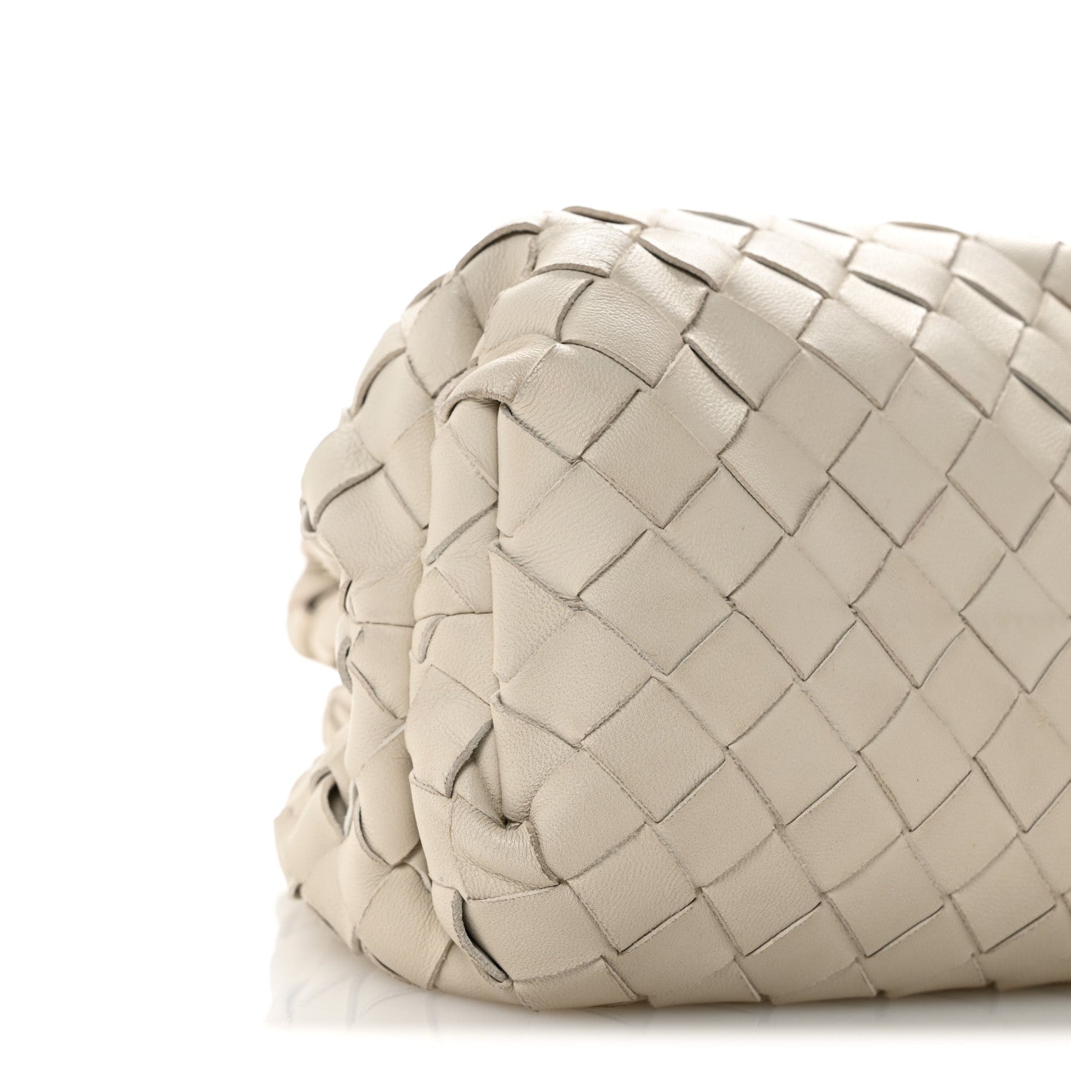 Bottega Veneta Nappa Maxi Intrecciato The Pouch Oversized Clutch Plaster 9 of 13