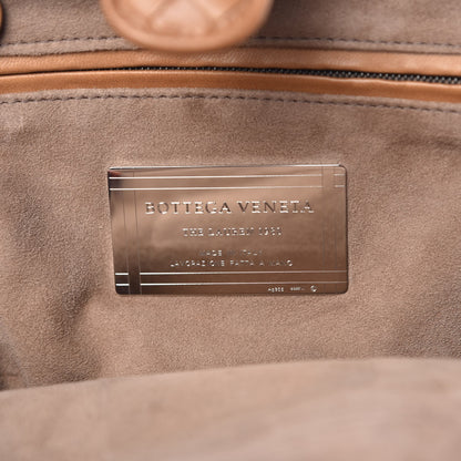 Bottega Veneta Nappa Intrecciato The Lauren 1980 Clutch Camel 7 of 8