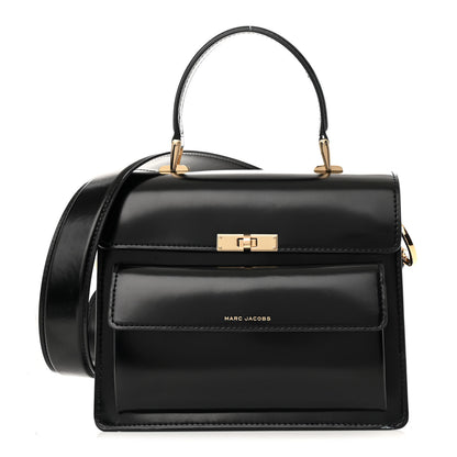 Marc Jacobs Shiny Calfskin Uptown Shoulder Bag Black 1 of 13