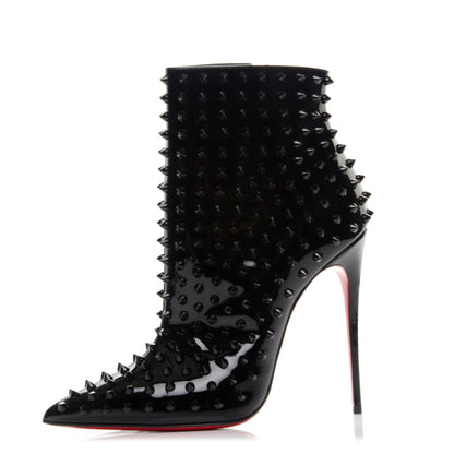 Christian Louboutin Patent Snakilta 120 Booties 39 Black 1 of 7