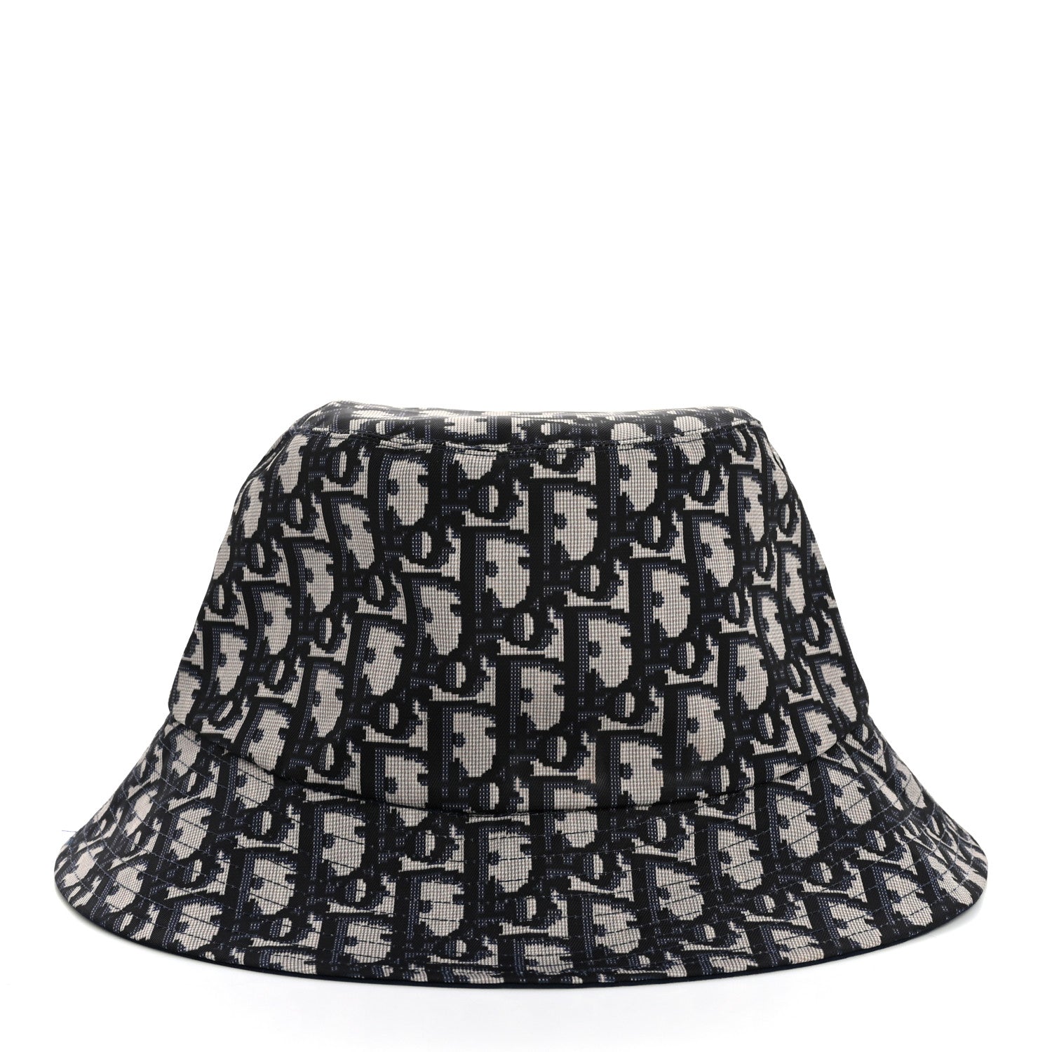 Christian Dior Oblique Reversible Teddy-D Brim Bucket Hat 56 Blue 6 of 12
