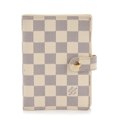 Louis Vuitton Damier Azur Small Ring Agenda Cover 1 of 7