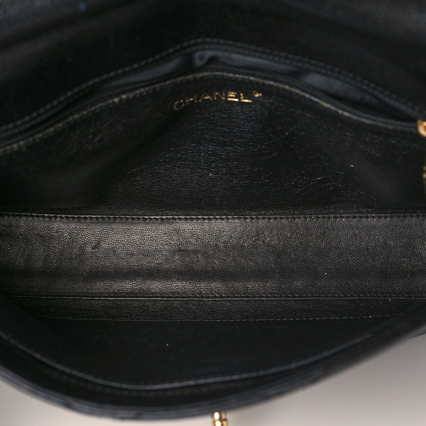 Caviar Quilted Medium Single Flap Black