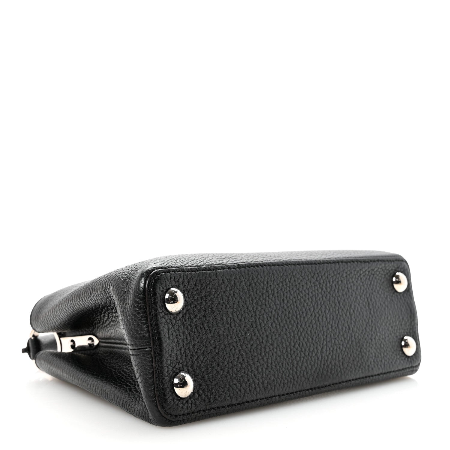 Louis Vuitton Taurillon Capucines BB Black 3 of 8