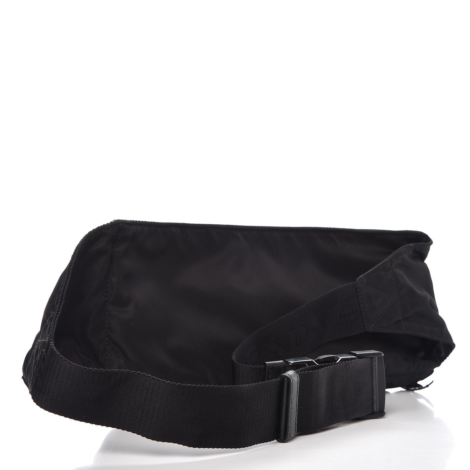 Prada Tessuto Nylon Saffiano Belt Bag Black 3 of 7