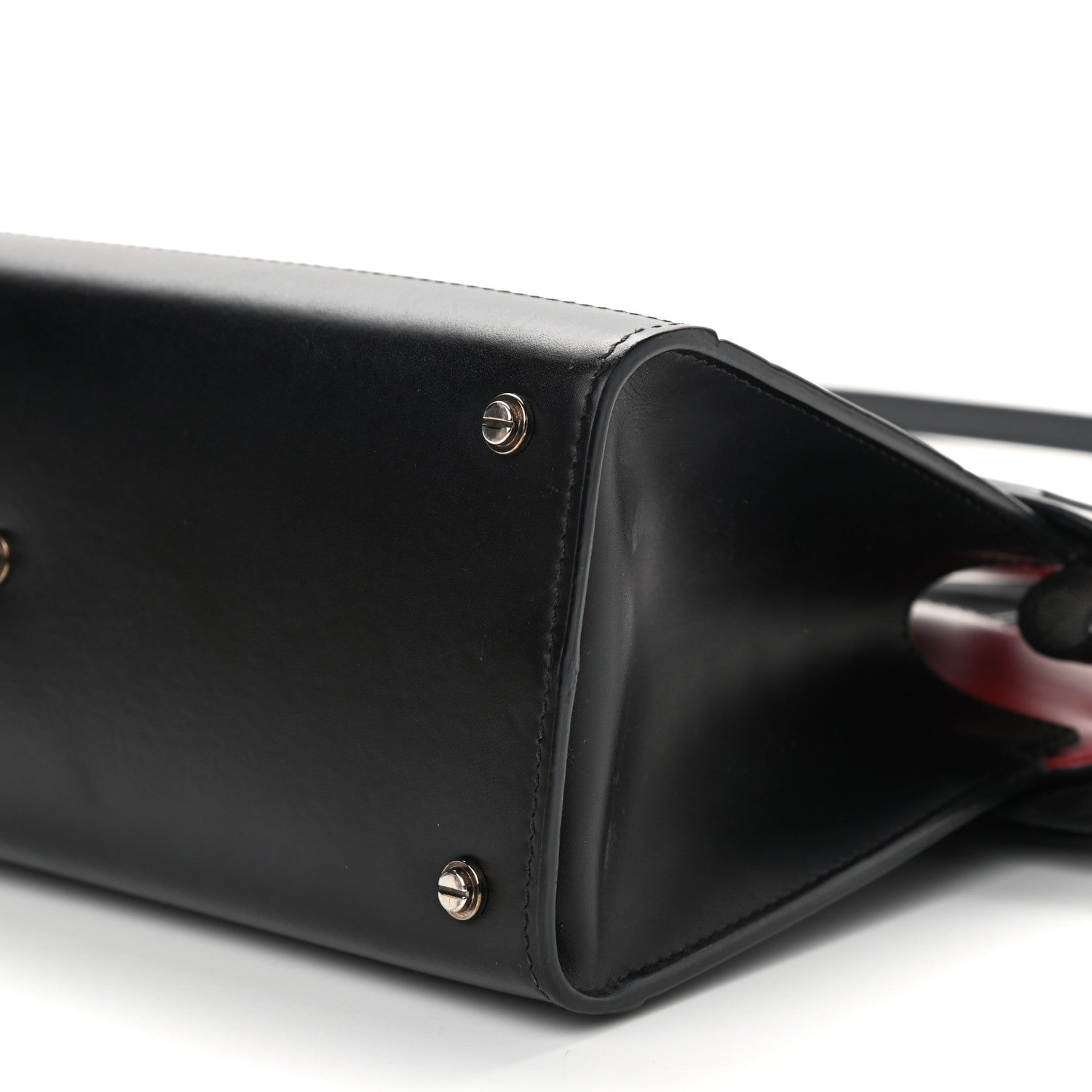 Givenchy Smooth Calfskin Small Horizon Satchel Black 8 of 10