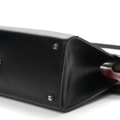 Givenchy Smooth Calfskin Small Horizon Satchel Black 8 of 10