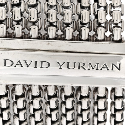 David Yurman Sterling Silver Eight-Row Box Chain Bracelet 3 of 3