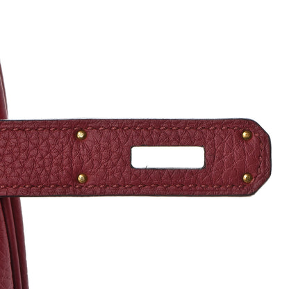 Hermes Togo Birkin 30 Rouge Grenat 30 of 34
