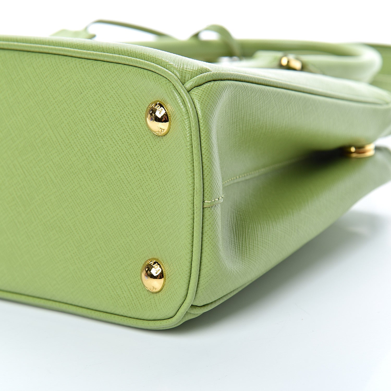 Prada Saffiano Lux Mini Galleria Double Zip Tote Prato 10 of 12