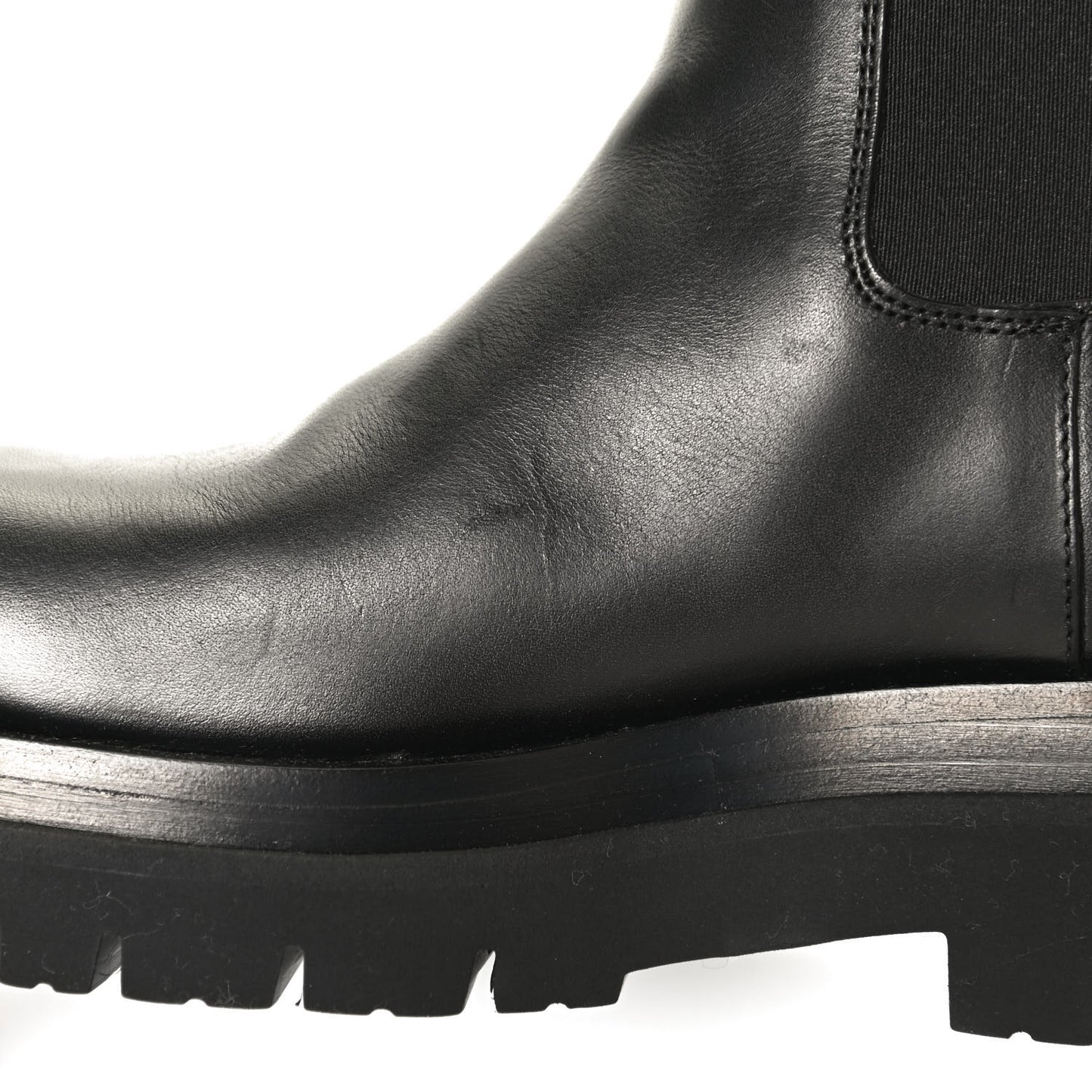 Calfskin The Lug Chelsea 55mm Boots 37 Black