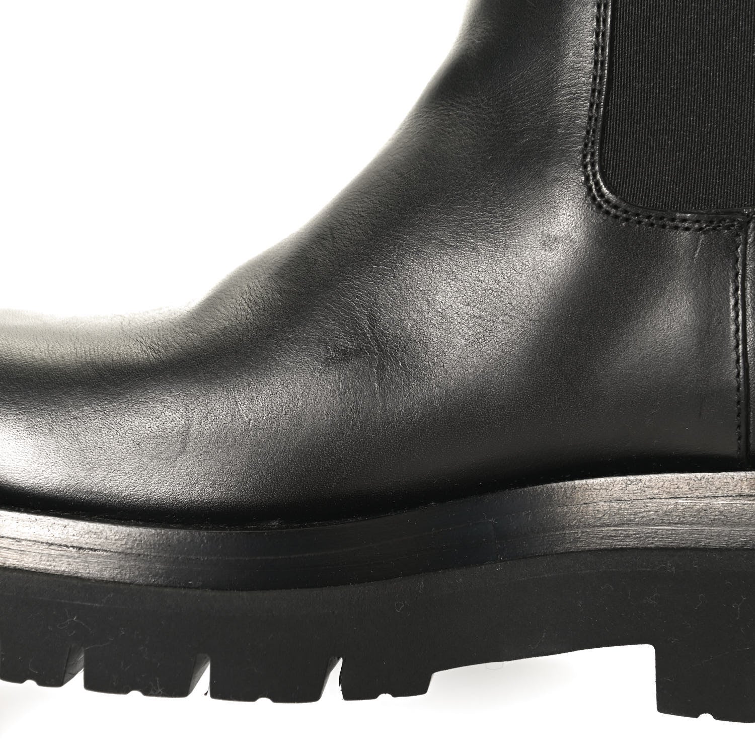 Bottega Veneta Calfskin The Lug Chelsea 55mm Boots 37 Black 11 of 14