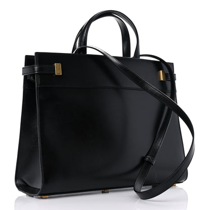 Saint Laurent Calfskin Small Manhattan Shopper Tote Black 3 of 14