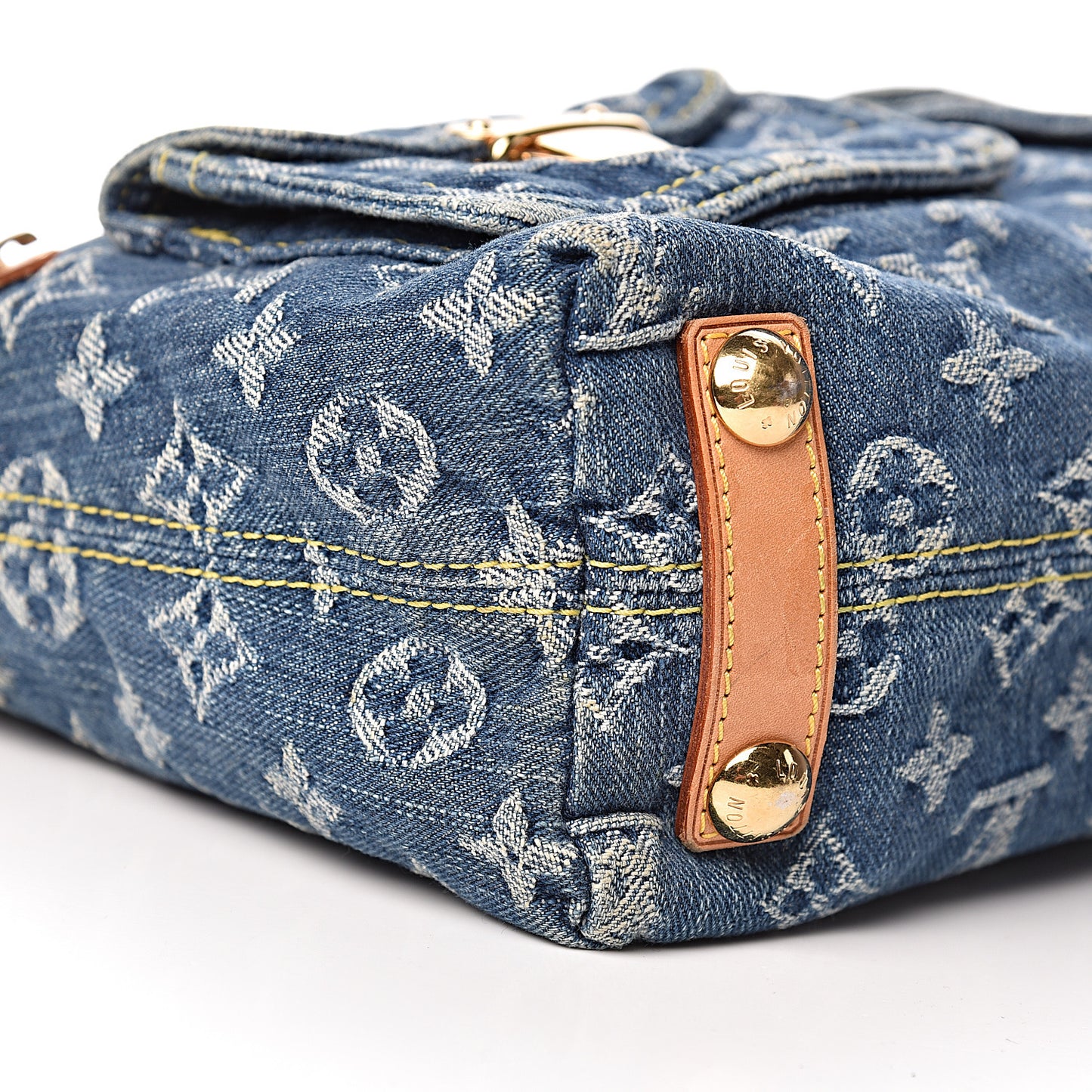 Monogram Denim Baggy PM Blue