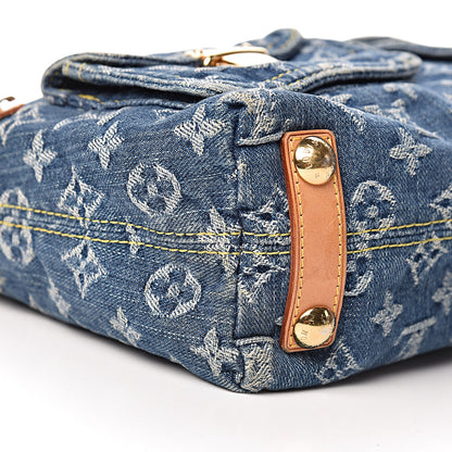 Louis Vuitton Monogram Denim Baggy PM Blue 11 of 13
