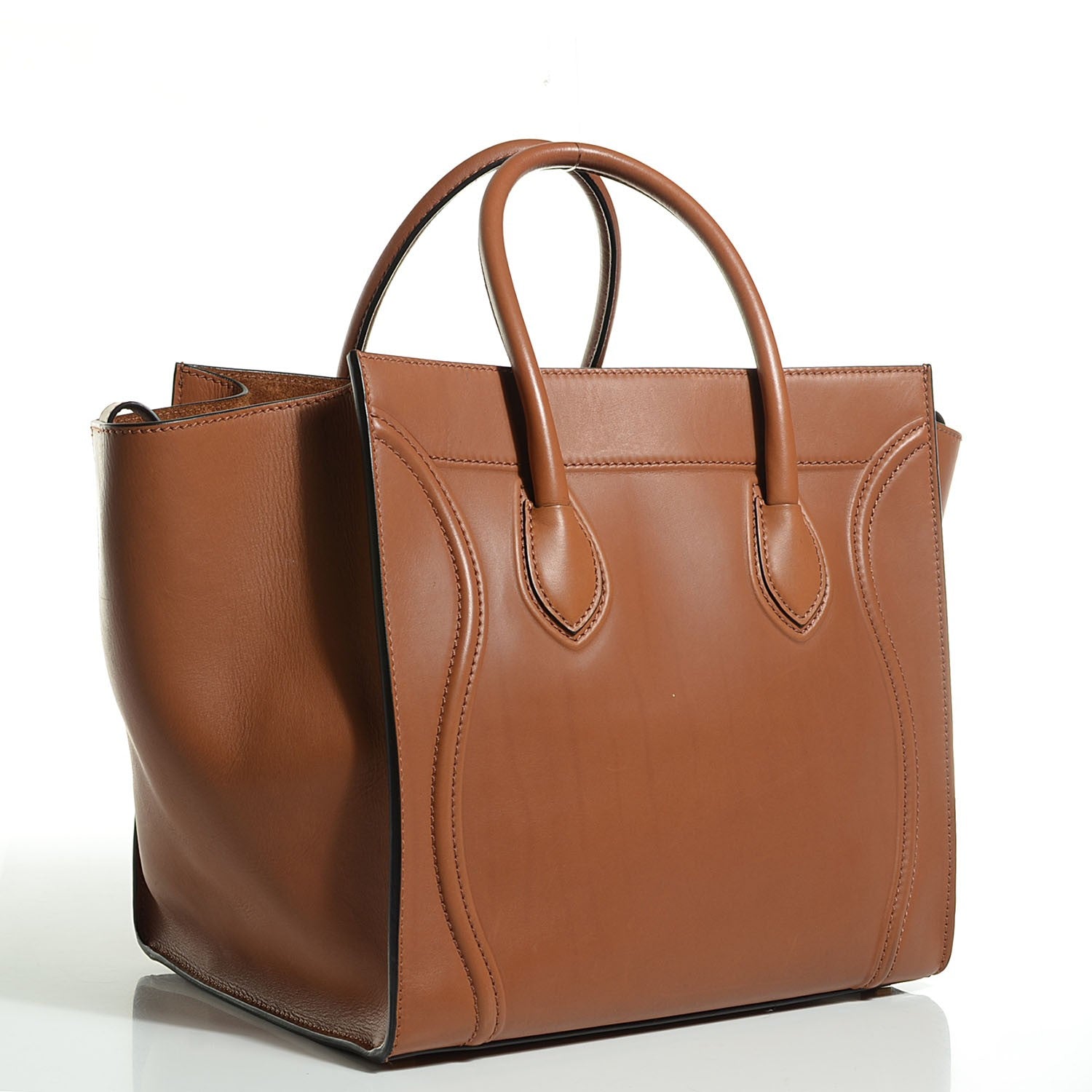 Celine Palmelato Calfskin Medium Phantom Luggage Camel 3 of 9