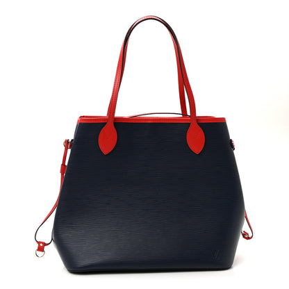 Louis Vuitton Epi Neverfull MM Indigo Coquelicot 1 of 10
