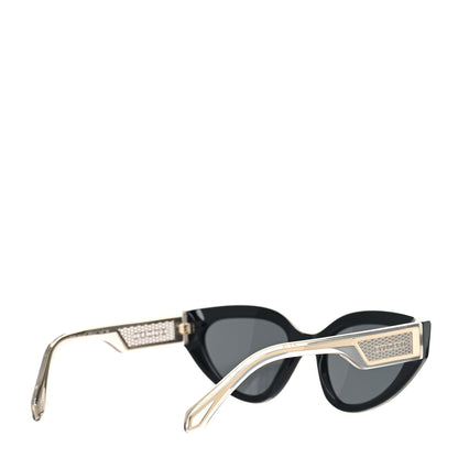 Bulgari Serpenti Vipermesh Cat Eye Sunglasses Black 4 of 8