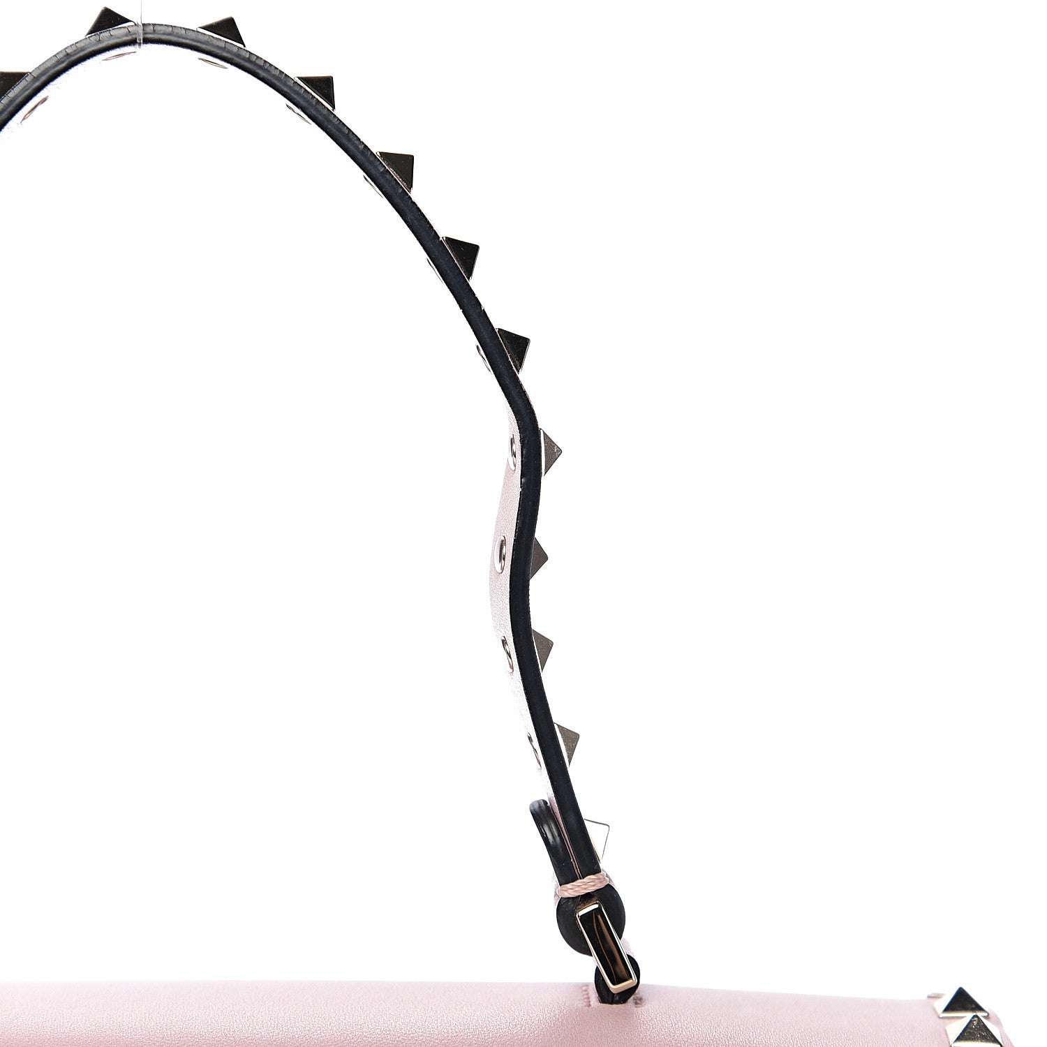 Valentino Garavani Vitello Small Rockstud Single Handle Flap Bag Cipria 6 of 10