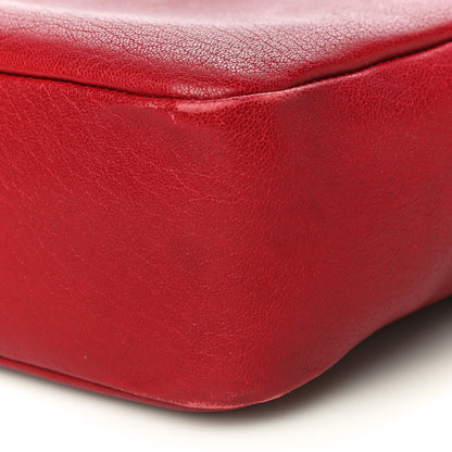 Saint Laurent Lambskin Monogram Small Lou Camera Bag Lipstick Red 11 of 12