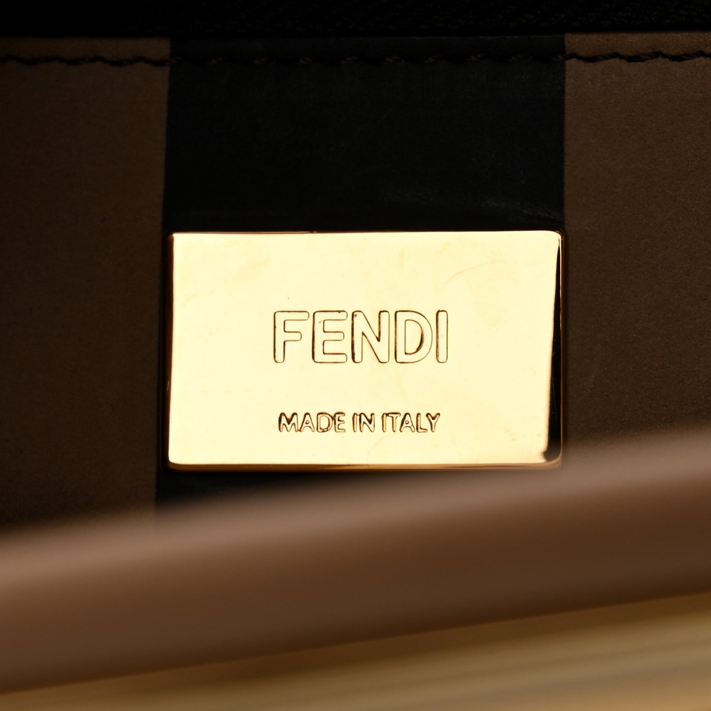 Vitello Seta Nabuk Pequin Medium Peekaboo Iconic Satchel Cuoio Tobacco Moro
