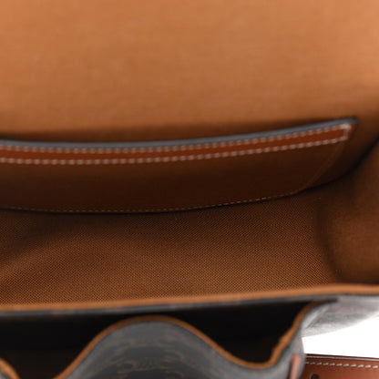 Celine Triomphe Canvas Medium Folco Bag Tan 5 of 10