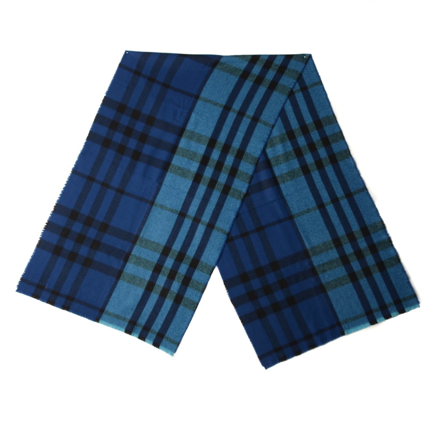 Wool Giant Check Scarf
