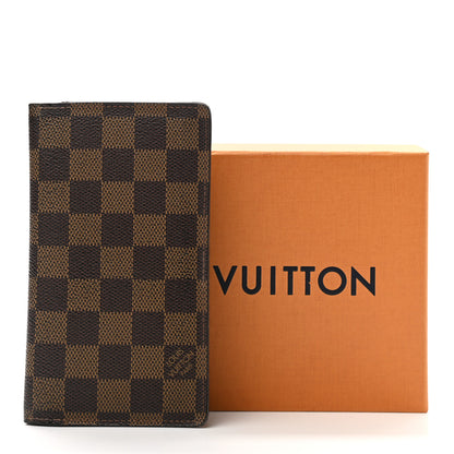 Louis Vuitton Damier Ebene Checkbook Cover Wallet 9 of 9