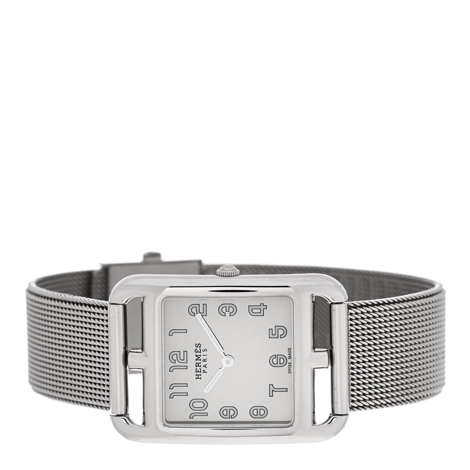 Hermes Stainless Steel 29mm Cape Cod Double Tour Quartz Watch Silver 2 of 5